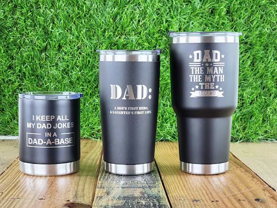 Fathers Day Gift, Gift For Dad, Fathers Day Tumbler, Custom Tumbler, Travel Coffee Mug, Personali... | Etsy (US)
