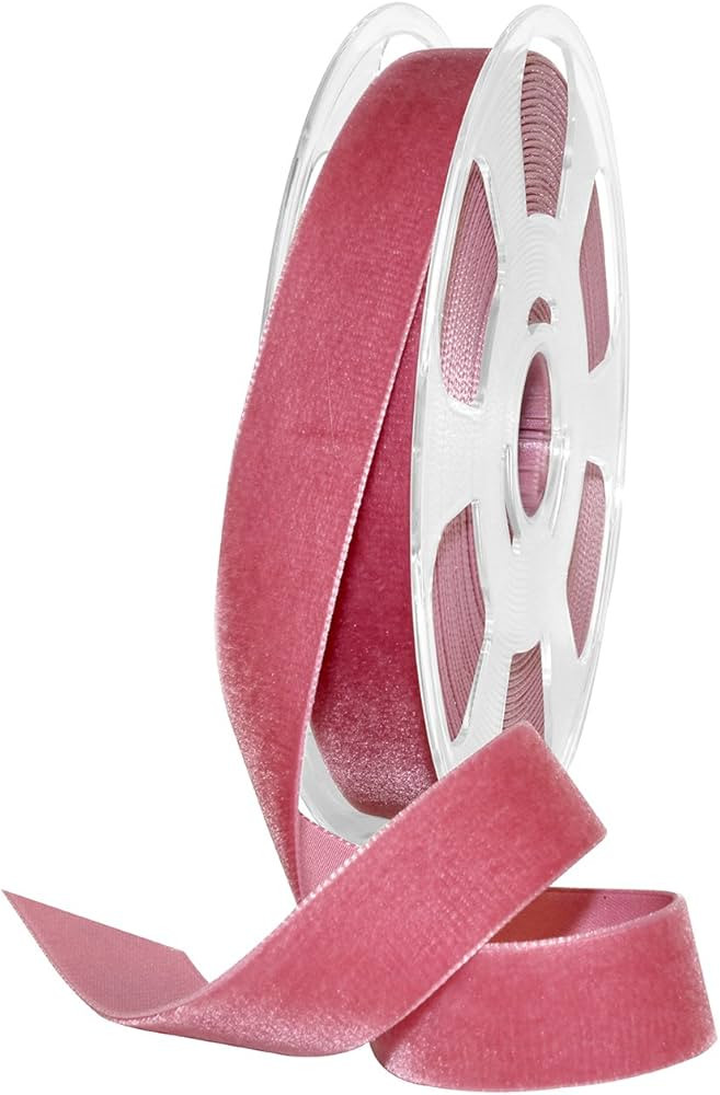 Morex Ribbon Nylon, 7/8 inch by 11 Yards, Mauve, Item 01225/10-645 Nylvalour Velvet Ribbon, 7/8" ... | Amazon (US)