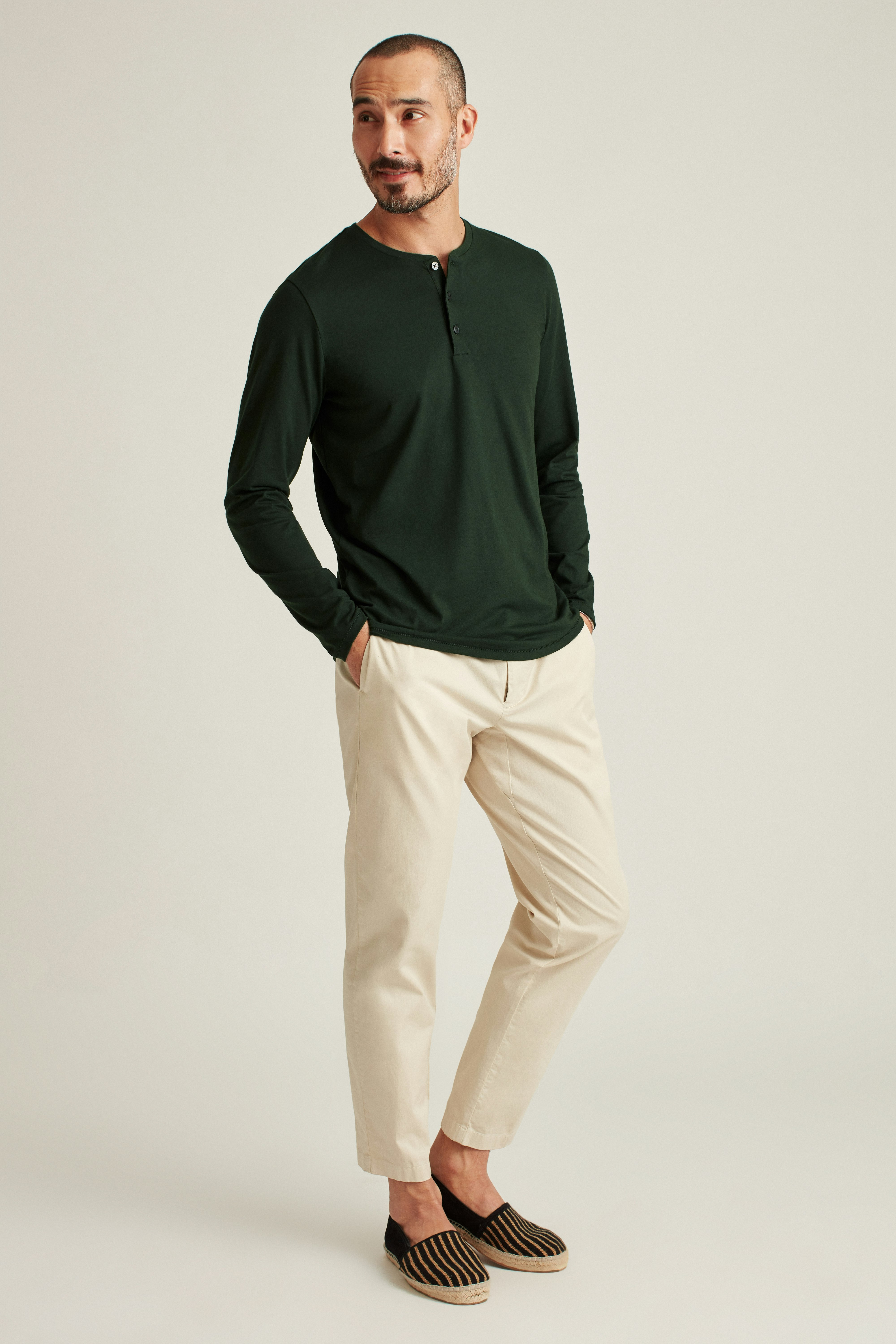 Jetsetter Performance Long Sleeve Henley | Bonobos (US)