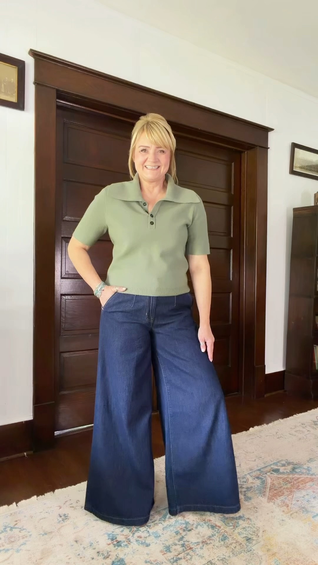 I think I have these jeans in every color and style they offer!   Run true to size.  Mine are 29.

#LTKOver40