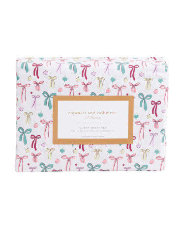 Fa La La Bows Sheet Set | TJ Maxx