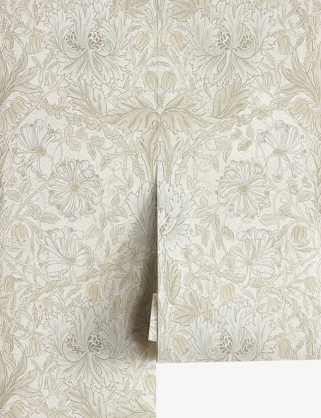 Pure Honeysuckle & Tulip Wallpaper | Lulu and Georgia 