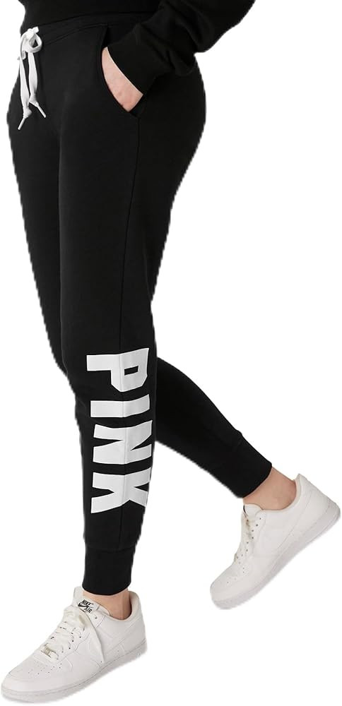 Victoria's Secret Women's Pink Logo Fleece Jogger Sweatpants, (XS-XXL) | Amazon (US)