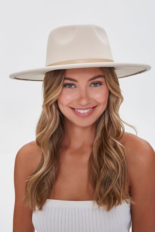 Faux Leather-Trim Fedora | Forever 21 (US)