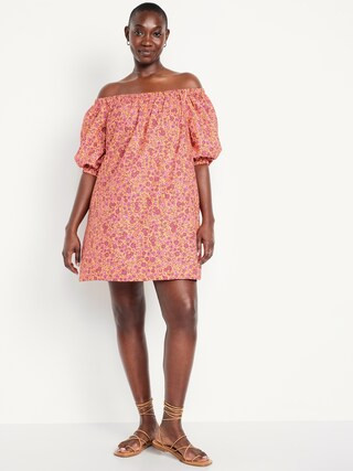 Floral Mini Swing Dress | Old Navy (US)