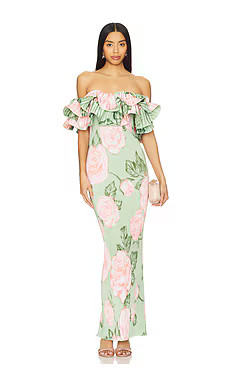 L'IDEE Premiere Gown in Fleur Rose from Revolve.com | Revolve Clothing (Global)