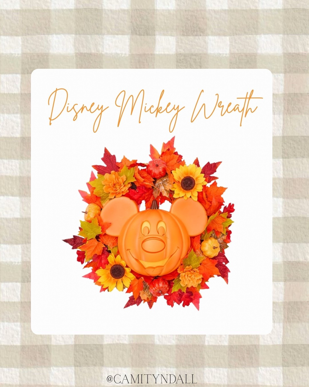 Fall dreams + Disney magic 🍁🎃
This Mickey pumpkin wreath is the cutest fall decor for any Disney lover!
Perfect for your front door, fireplace mantel, or Halloween entryway. 

#LTKSeasonal #LTKHome #LTKFindsUnder100