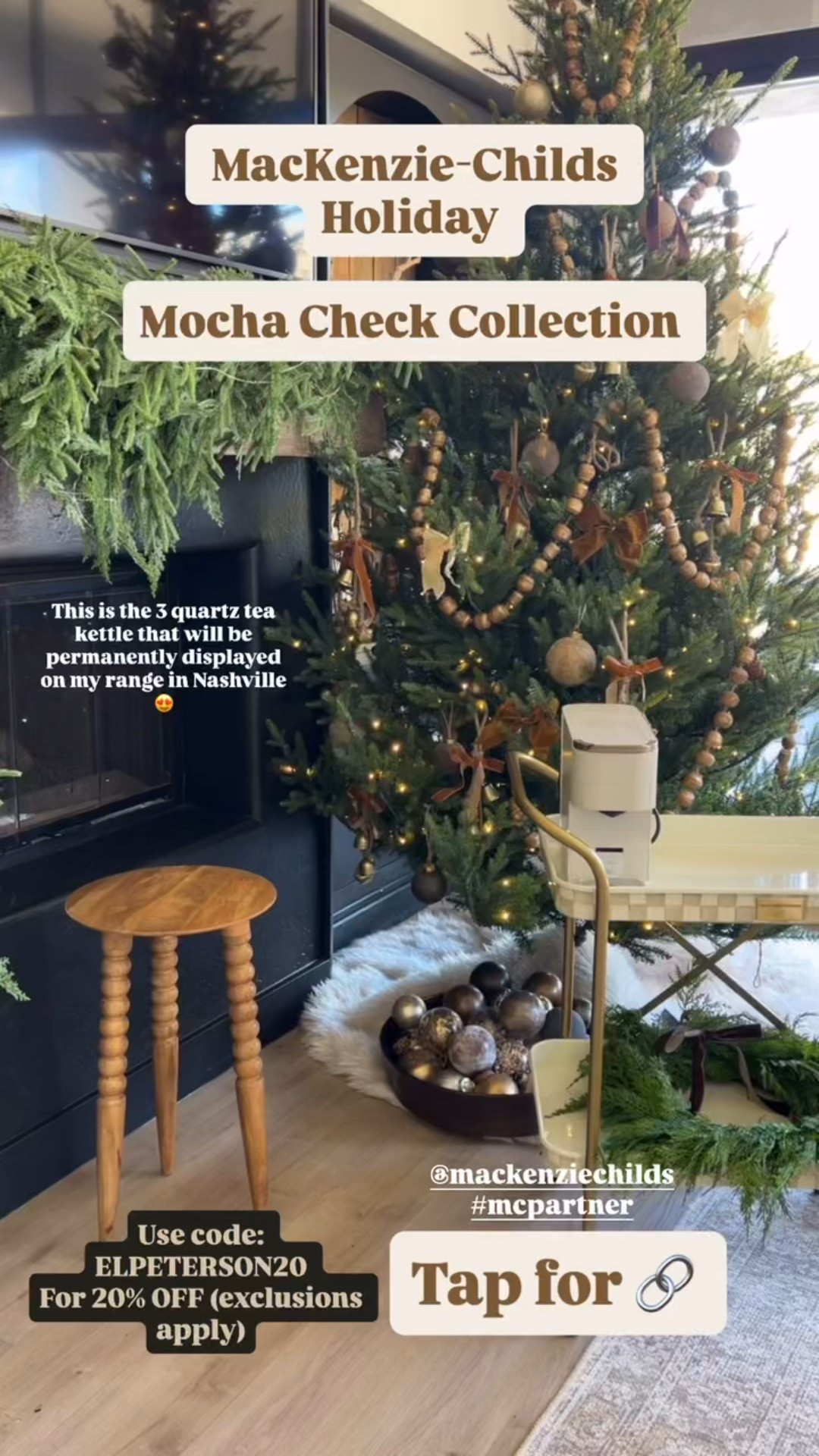 Finally got the Mocha Check Collection from @MacKenzie-Childs and couldn't be more excited! Classic pieces I will keep for years!!! For a limited time you can use my discount code: 11/21-11/25
Use code:
ELPETERSON20
For 20% OFF (exclusions apply)