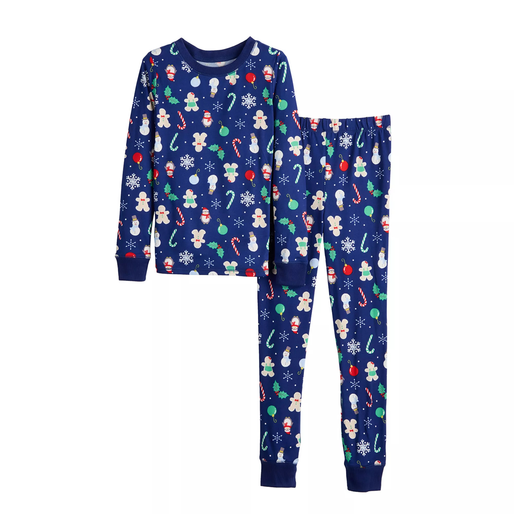 Kids 4-14 Jammies For Your Families® Holiday Jumble Pajama Top & Pajama Bottoms Set | Kohl's