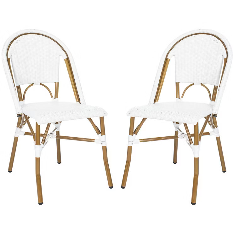 Salcha Indoor Outdoor French Bistro Side Chair (Set of 2)  - Safavieh | Target