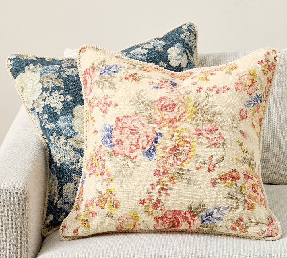 Cammi Floral Printed Pillow | Pottery Barn (US)