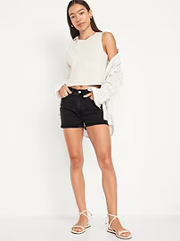 High-Waisted OG Jean Shorts -- 3-inch inseam | Old Navy (US)