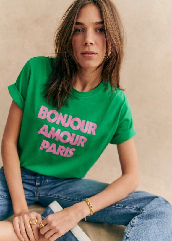 Bonjour Amour Paris T-Shirt | Sezane Paris