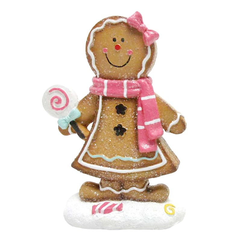 Gingerbread Lane Gingerbread Girl Table Decor, 9" | At Home