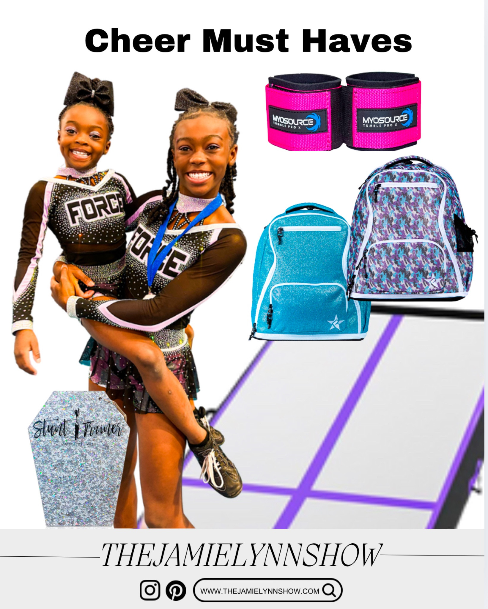 Cheerleading must haves for practice and cheer competitions. 

#LTKFamily #LTKKids #LTKHoliday
