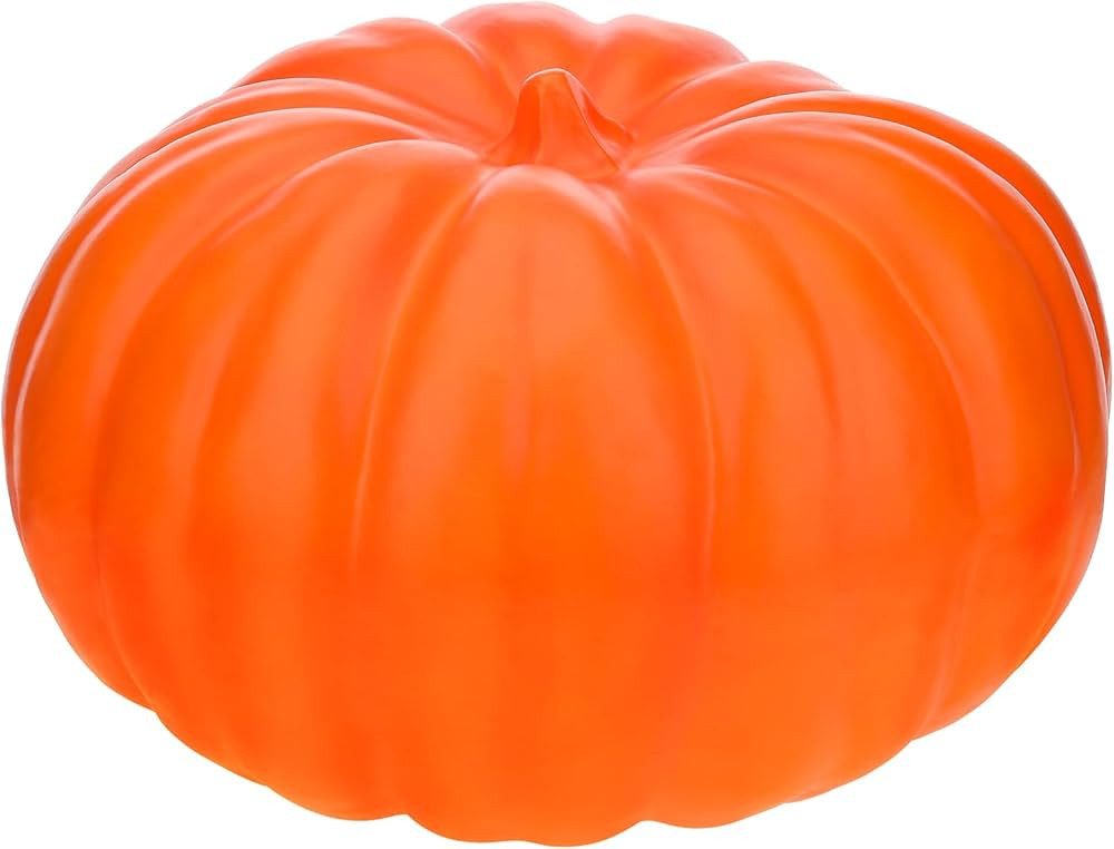 18.9 Inch Extra Large Realistic Artificial Pumpkins for Decorating Halloween Thanksgiving Faux Fo... | Amazon (US)