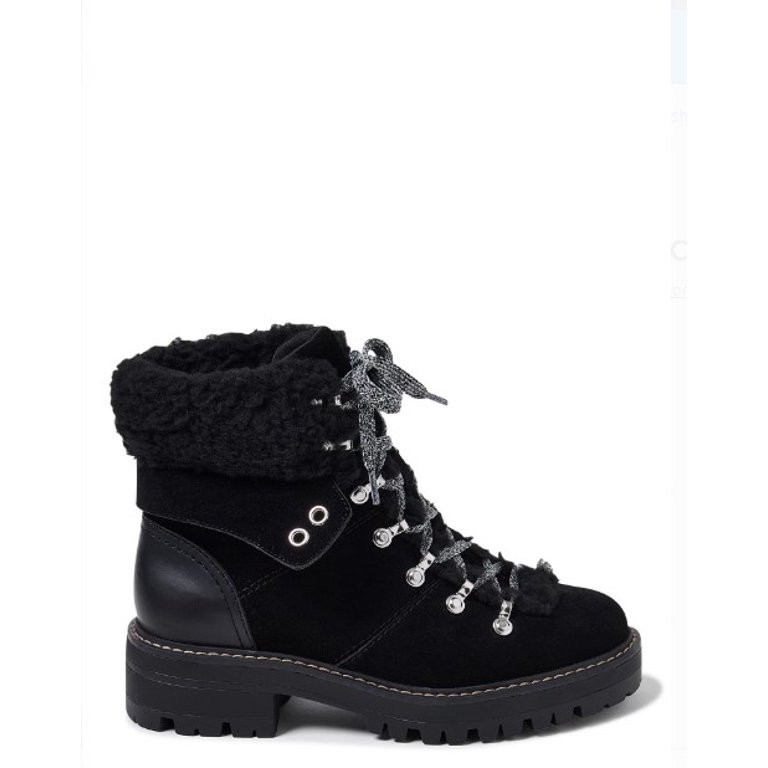 Time and Tru Women's Cozy Hiker Boot (Wide Width Available) | Walmart (US)