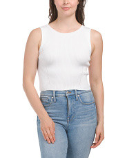 Sleeveless Ribbed Knit Tank Top | Juniors | Marshalls | Marshalls