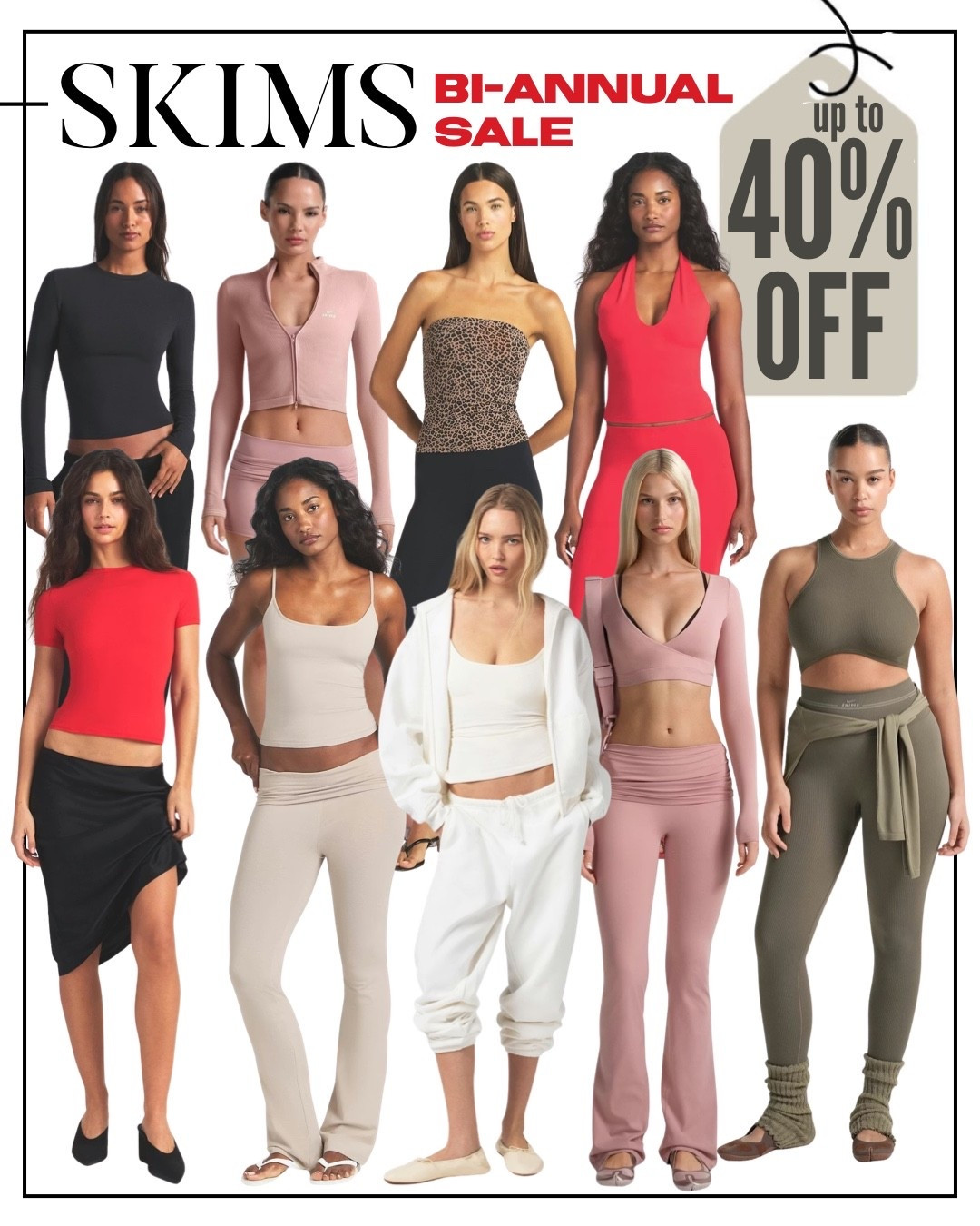 Shop SKIMS bi-annual sale!