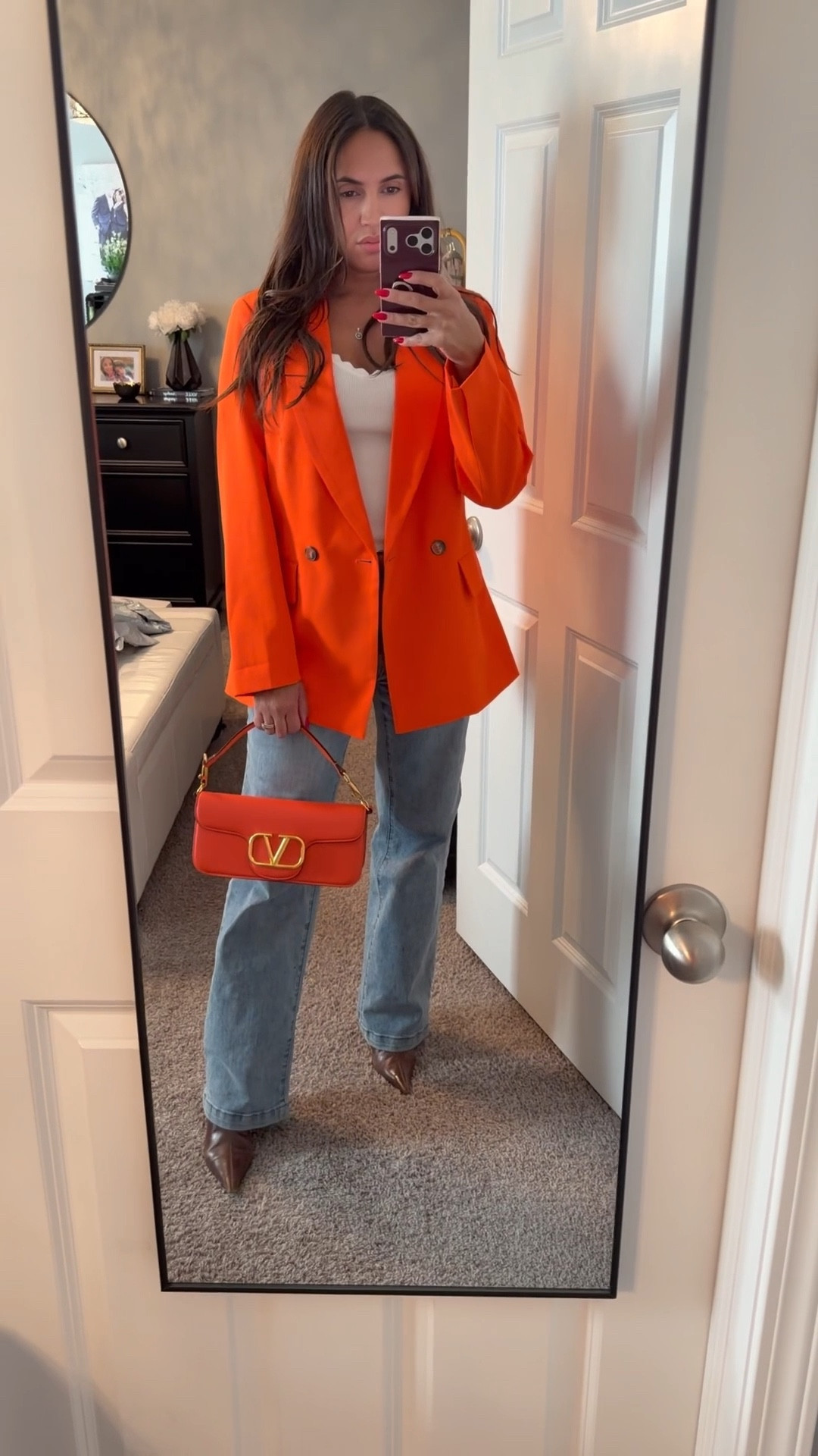 Bring on Saturday ✨ Tangerine orange is coming in strong for next season. Get ahead of it and grab these pieces before they’re gone 🧡

#LTKootd #LTKOver40 #LTKSeasonal