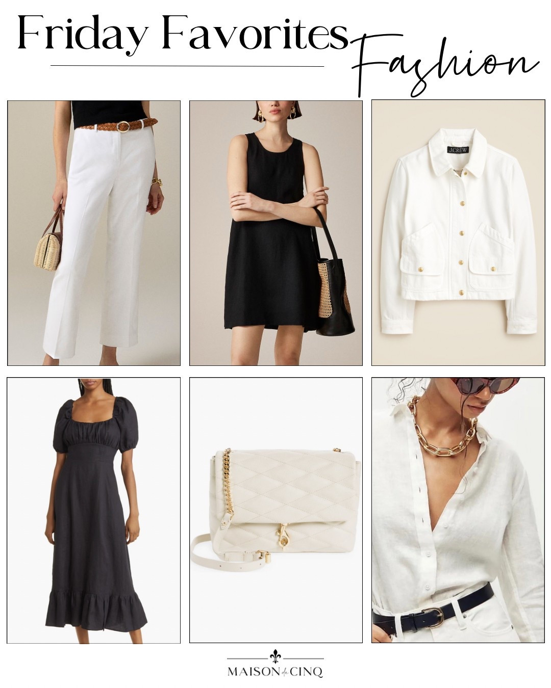 On Friday Favorites this week we’re sharing lots of linen finds - almost all on sale plus adorable white and cream handbags!

Spring outfit, spring fashion, linen pants, cropped pants, linen shirt, linen dress, spring dress, spring handbag, white Handbag, spring jacket 

#LTKSaleAlert #LTKFindsUnder100 #LTKSeasonal