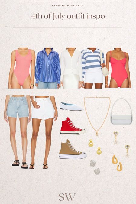 4th of July outfit inspo from the revolve sale! 👙

#LTKSaleAlert #LTKSwim #LTKSeasonal