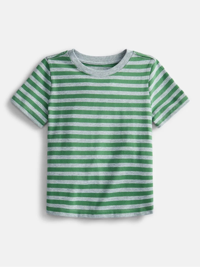 Wonder Nation Toddler Boys Printed Tee with Short Sleeves, Sizes 18M-5T | Walmart (US)