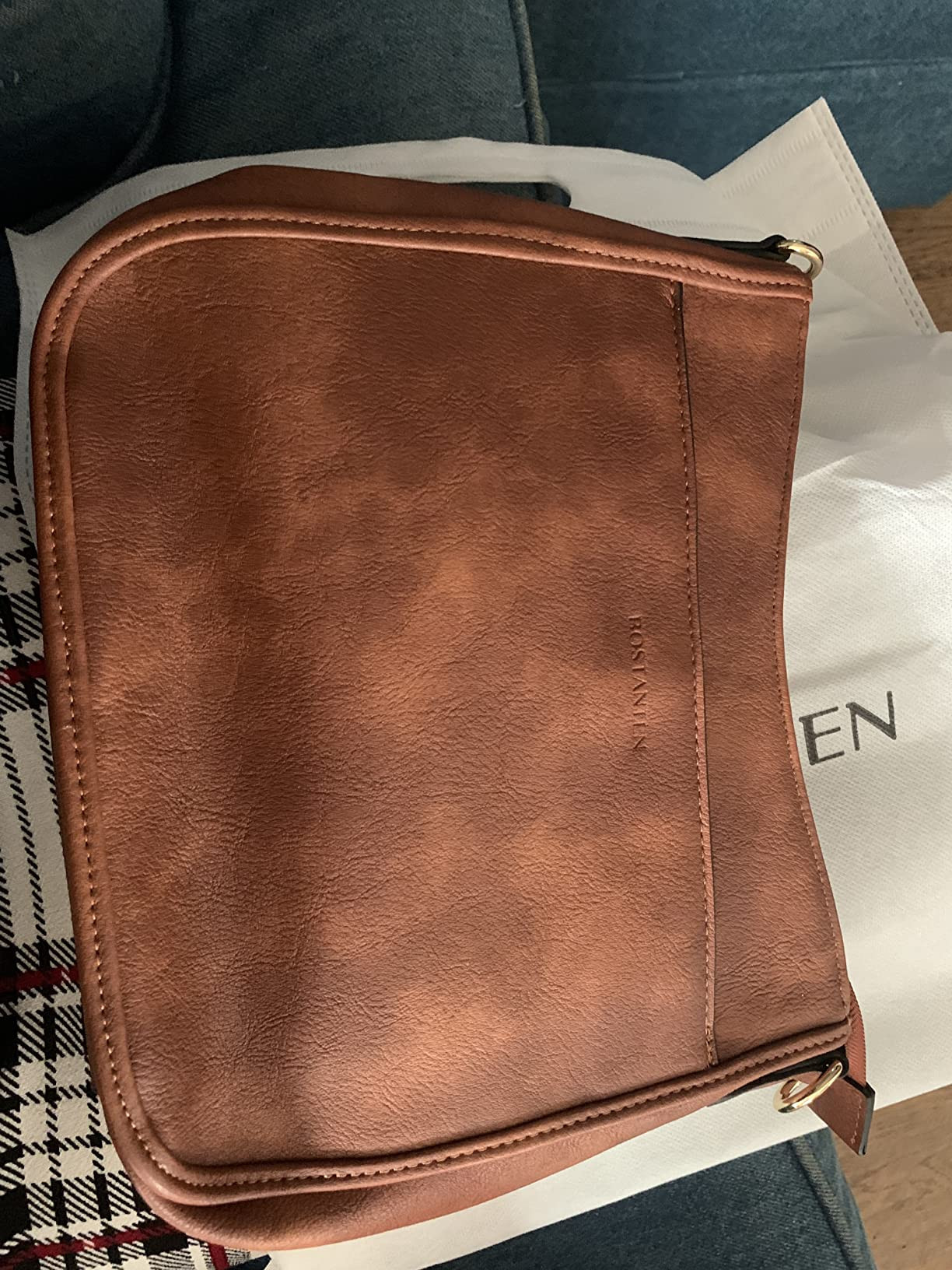 BOSTANTEN Crossbody Bags for Women Trendy Vegan Leather Hobo Purses Shoulder Handbags Wallet Set ... | Amazon (US)