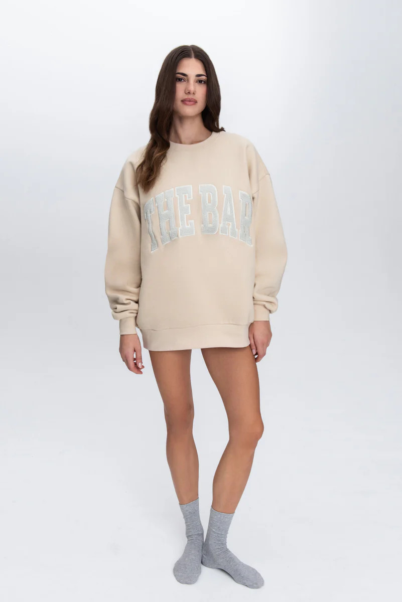 ARLO SWEATSHIRT NUDE/GREY | The Bar