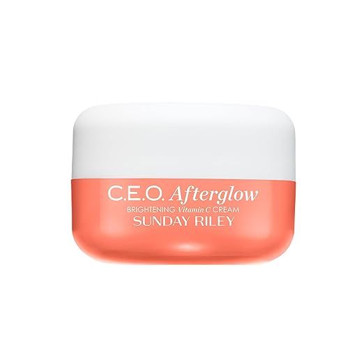 Sunday Riley C.E.O. Afterglow Brightening Vitamin C Cream Face Moisturizer, 1.7 oz | Amazon (US)