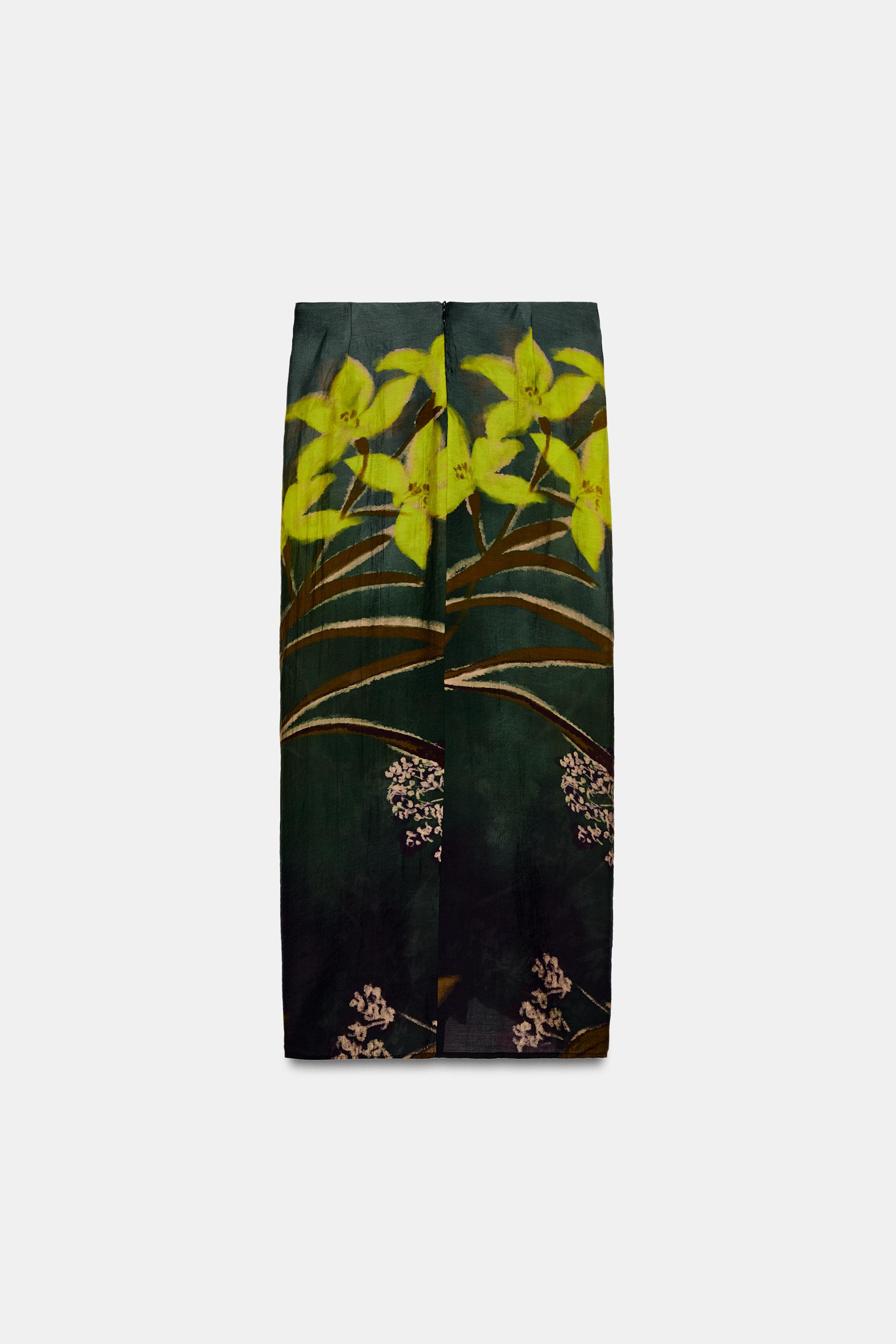 FLORAL PRINT KNOTTED PAREO | Zara US