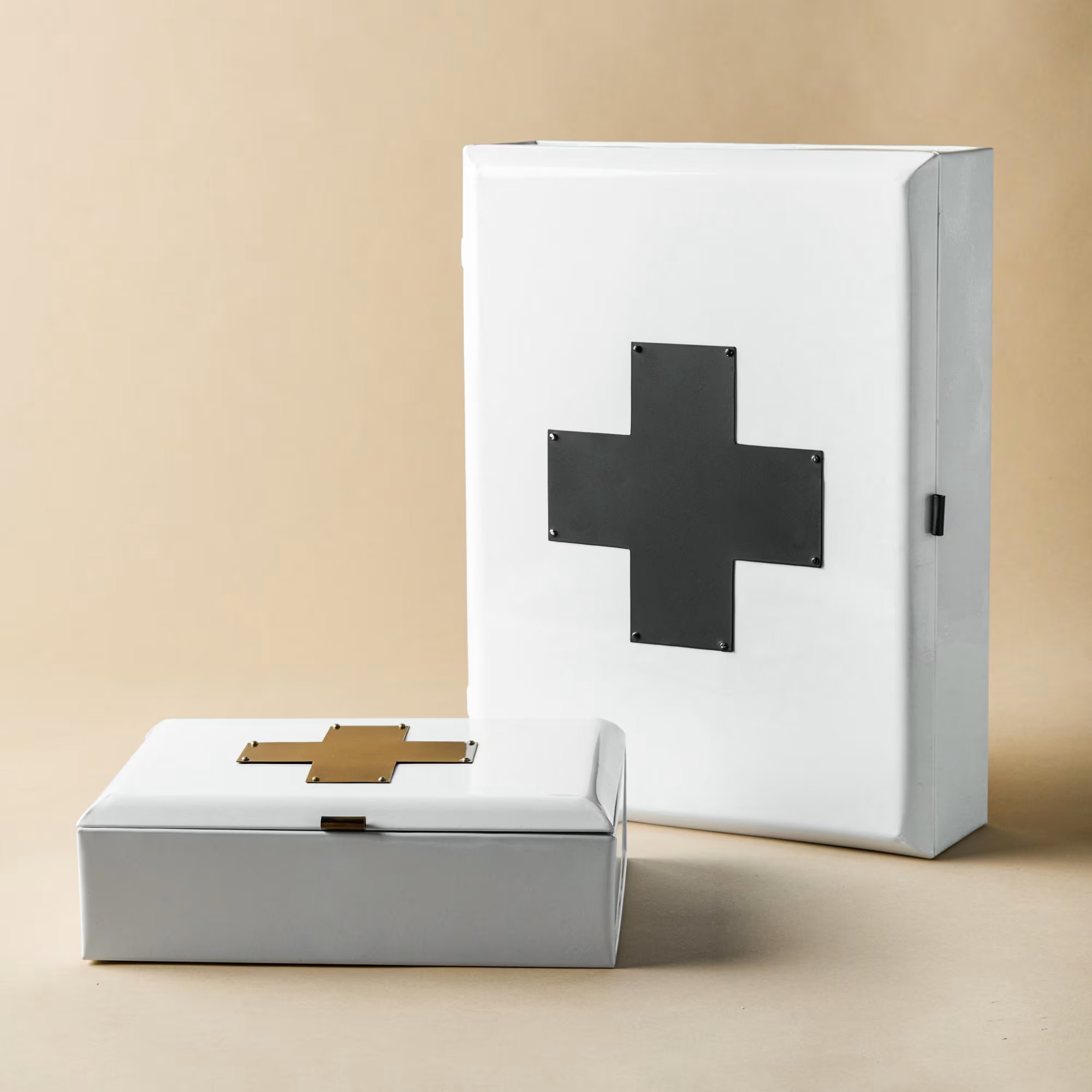 Brass and White First Aid Kit | Magnolia