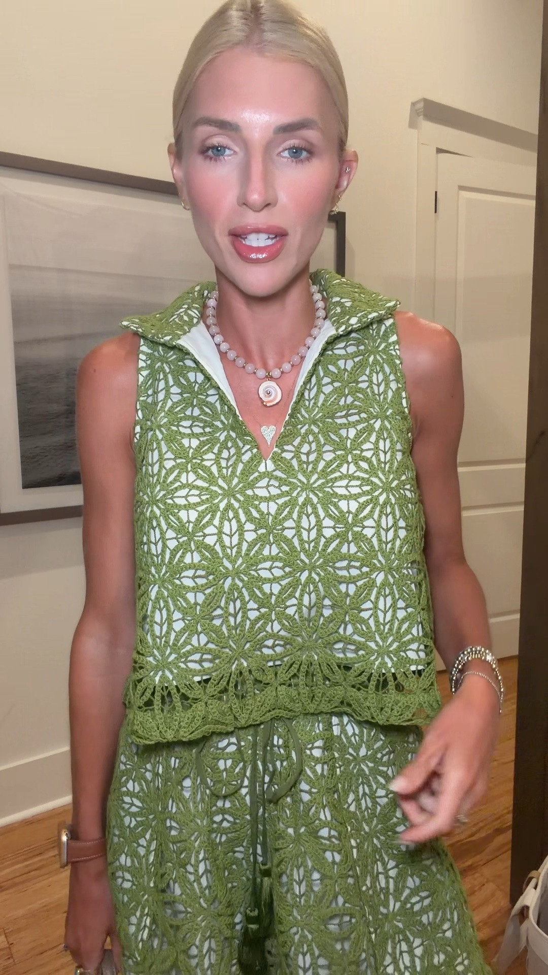 Emily McCarty set for dinner at the beach! Wearing small top, XS in shorts

#LTKootd