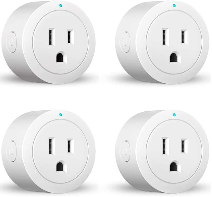 Smart Plug ESICOO - Alexa, Echo & Google Home - Only WiFi 2.4G (4-Pack) | Amazon (US)