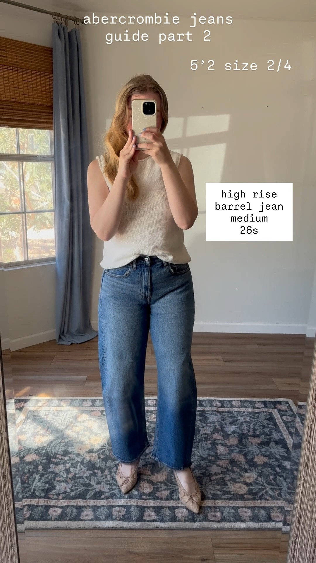 I tried different pair of jeans from @abercrombie see my profile for part 1 💛 

mid rise slouchy jean - a fav! so comfy & flattering! comfortably loose, but not in a saggy way: sadly on clearance right now, but i hope they continue this style. tts, 26short.

low rise 90s relaxed - same flattering & comfy fit of the high rise 90s relaxed, but low rise. however, abercrombie’s “low rise” isn’t that low at all. i love this color, but prefer mid-high rise in this style 26s

high rise barrel - an u expected fav! I wasn’t sure how this trendy cut would look on my body type, but it’s cute! The barrel flare isn’t intense at all. 26s

high rise bootcut - 2000s retro, but I don’t love. I usually get regular instead of short in their flares but these were long. not my style personally, but good quality! 26reg

high rise flares - classic shape & conforms to the body with the right amount of stretch. i’ve been loving more wide fit jeans lately, but these are classic. 26reg

high rise cropped wide leg - verrry comfy. loved the light weight denim on these. don’t love the style on me, but could be cute with the right styling. 26s

high rise 90s cropped - ehh… as someone who was a kid in the 90s and wore “capris”, on my body these felt more like jeans that shrunk in the dryer. 26s

#LTKSeasonal #LTKSaleAlert #LTKootd