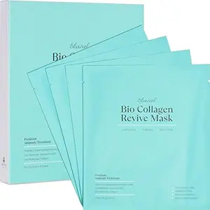 Ebanel Bio Collagen Face Mask, 4-Pack Hydrating Face Masks with 7 Peptides, Hyaluronic Acid, Niac... | Amazon (US)