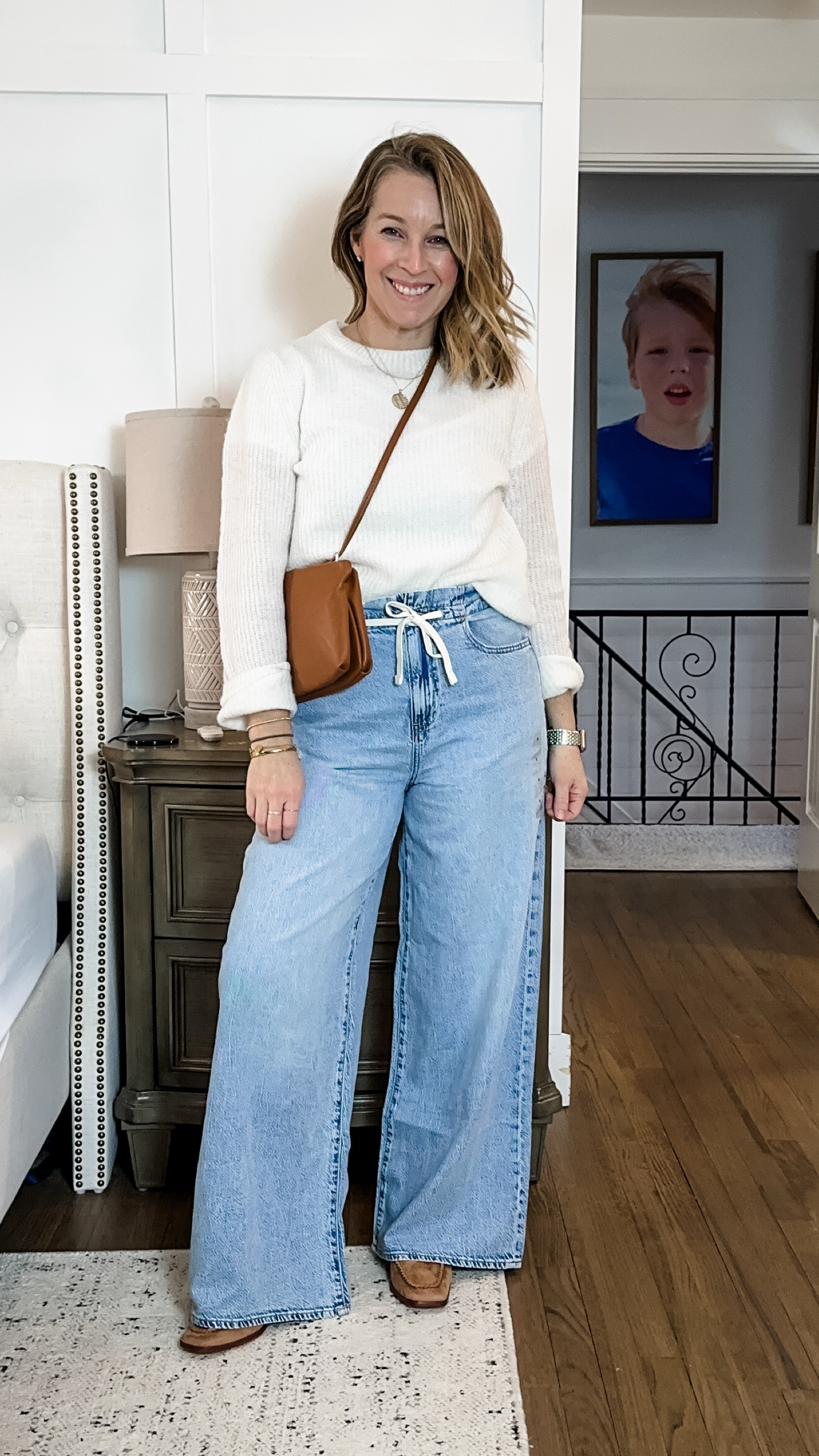 If awesome were an outfit. Such versatile pieces too. I’ve styled these jeans a few ways; sneakers and sweatshirt and here elevates with loafers and a sweater. Size down 1; Im in a small. Sweater is a medium but I think I’d prefer a large for an extra slouchy fit. Loafers are like buttery slippers. So good I have them in two colors. Tts  

#LTKStyleTip #LTKFindsUnder50 #LTKFindsUnder100

#LTKMostLoved #LTKFindsUnder50 #LTKStyleTip