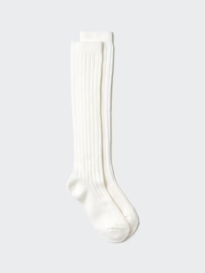 HEATTECH Knee High Socks (Ribbed) | UNIQLO (UK)