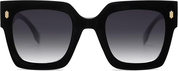 SOJOS Vintage Oversized Square Sunglasses for Women,Retro Womens Luxury Big Sun Glasses UV400 Pro... | Amazon (US)