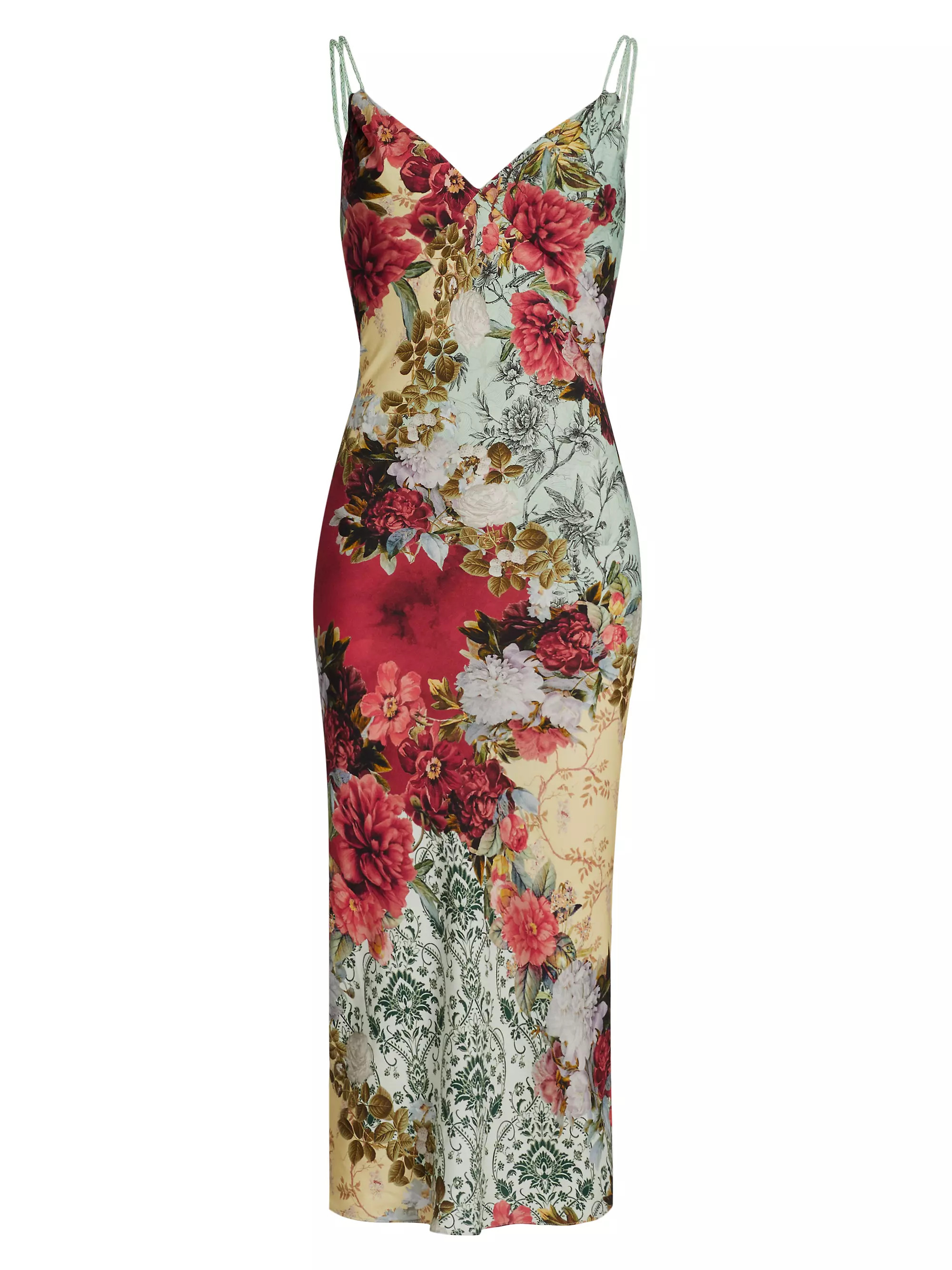 Kiro Crepe V-Neck Slipdress | Saks Fifth Avenue