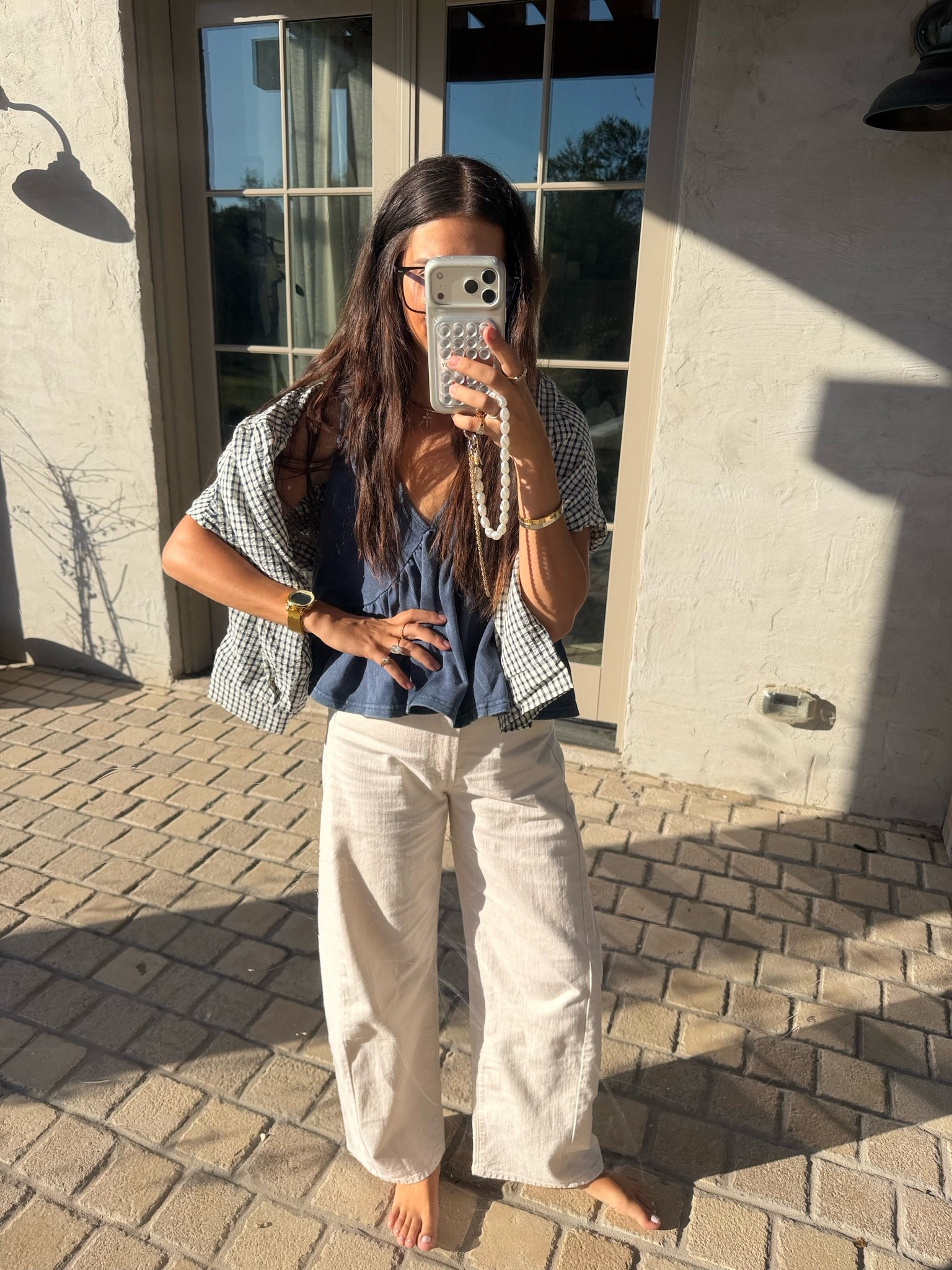 Top is apart of an Amazon set! I also have it in cream🤍

Tank/set:  medium
Jeans:27 
Jacket: medium 

Dressupbuttercup.com #dressupbuttercup #dederaad