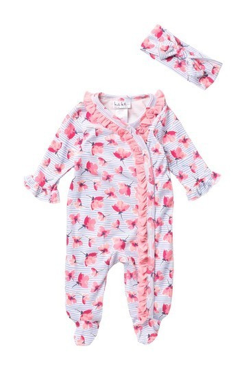 2-Piece Footie Set (Baby Girls) | Hautelook