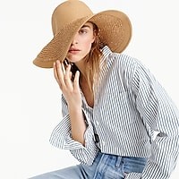 Textured summer straw hat | J. Crew US