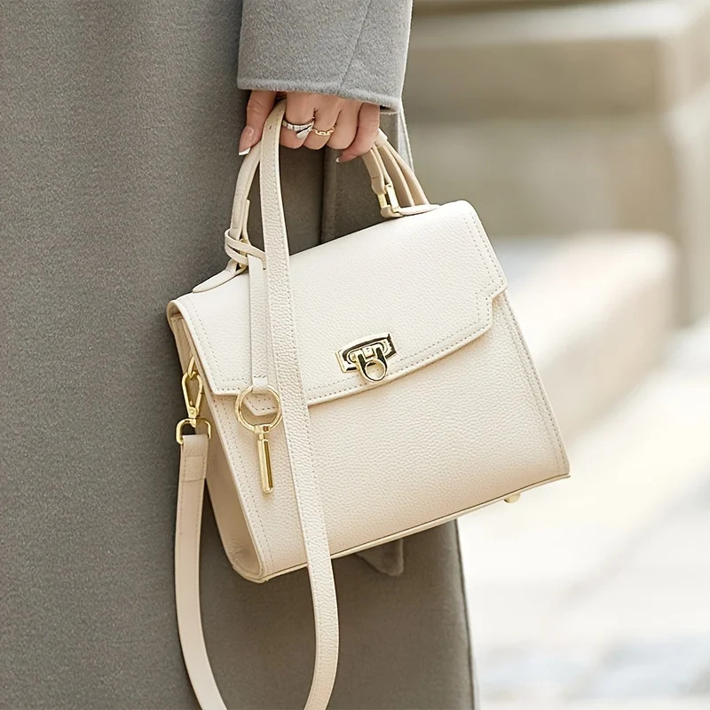 Genuine leather handbag, luxury small crossbody bag, elegant shoulder purse for women | Walmart (US)