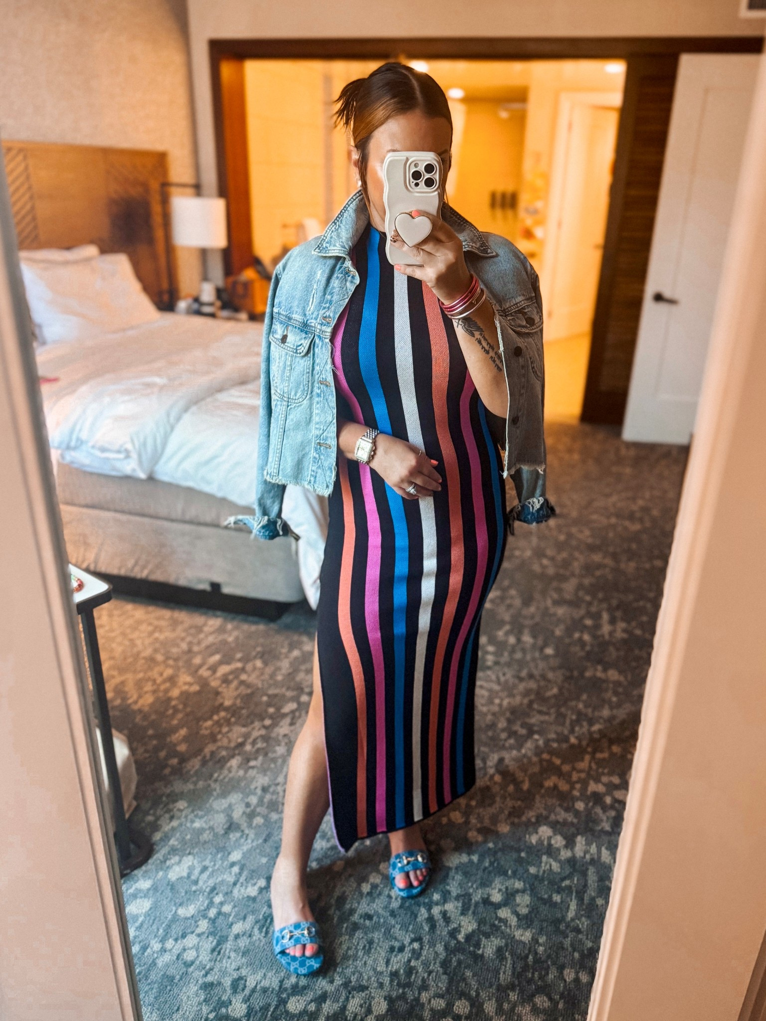 This VICI striped maxi dress was perfect for our sunset dinner cruise 🌅🛥️🍽️ 

#LTKootd #LTKOver40 #LTKTravel