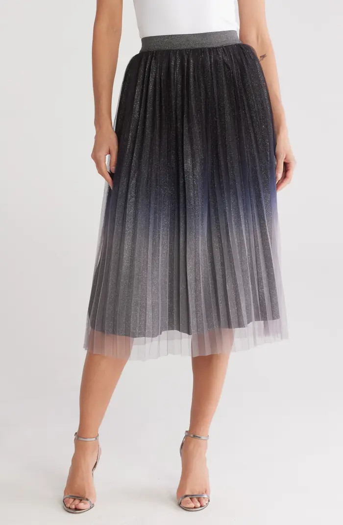 ICHI Ombré Pleated Skirt | Nordstromrack | Nordstrom Rack