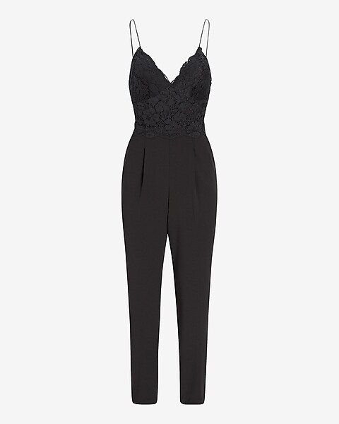 Lace Bodice Jumpsuit | Express