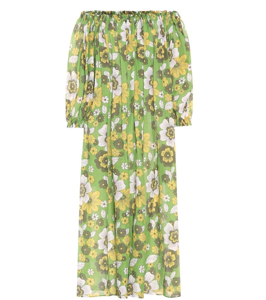 Floral cotton midi dress | Mytheresa (US/CA)