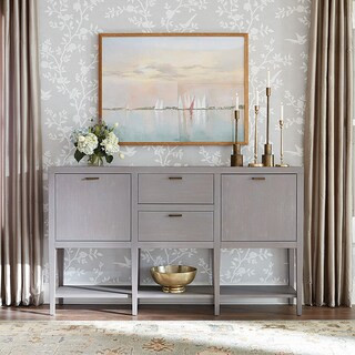 Mercato Sideboard & Bar Cabinet Distressed Greywash | Ballard Designs, Inc.
