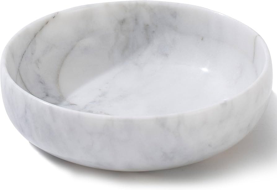 5.91'' Large Decorative Bowl, Natural Marble Decorative Bowls for Home Decor, Key Bowl, Large Inc... | Amazon (US)